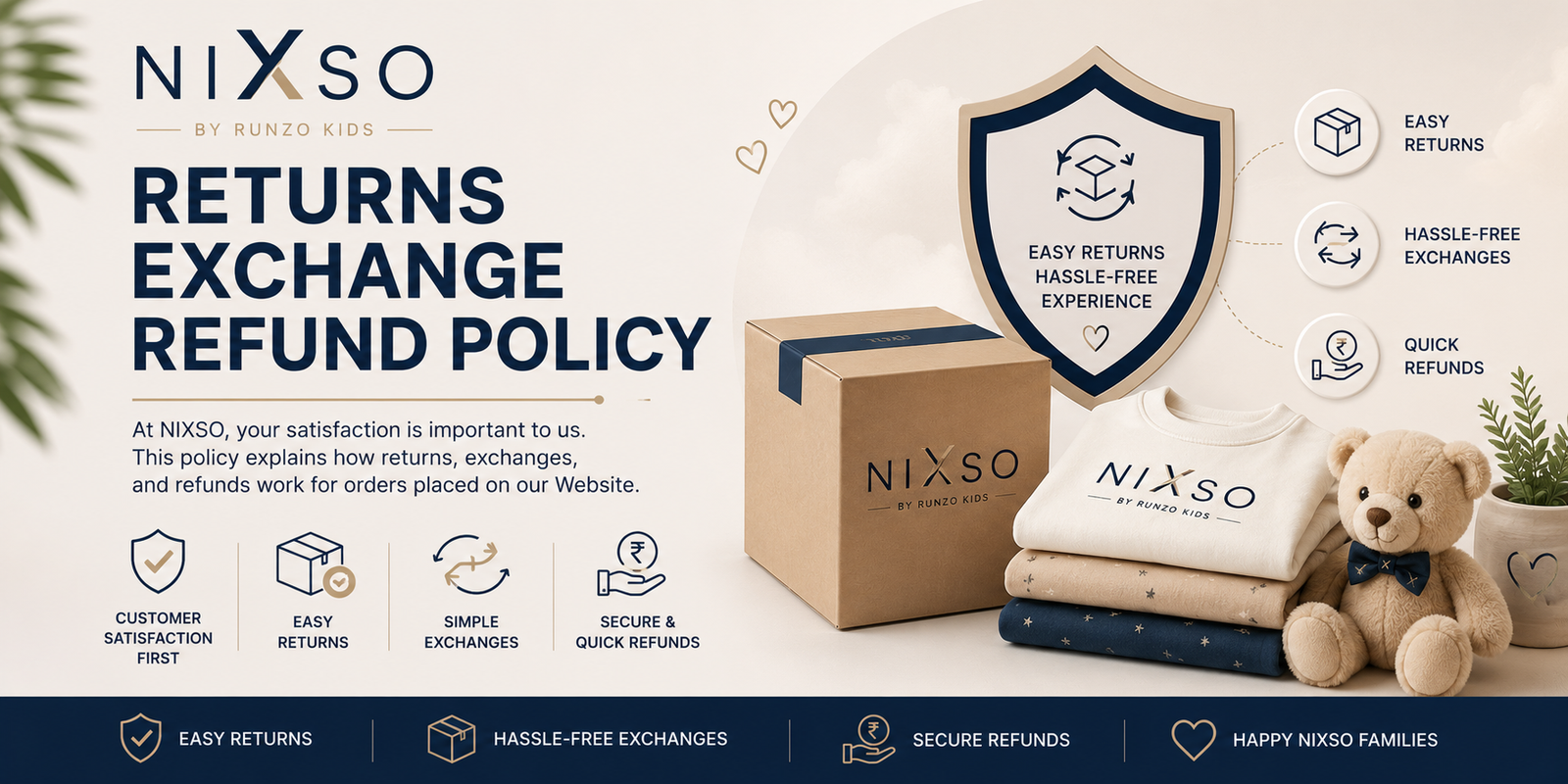 Returns/Exchange/Refund — NIXSO