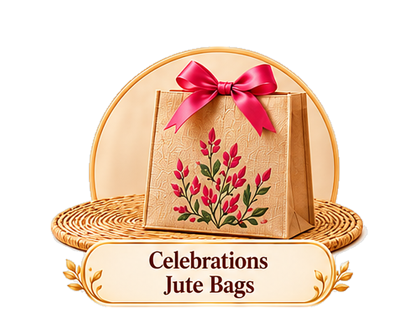 Celebration’s jute bags — Fabric Art Bags & Home Textiles