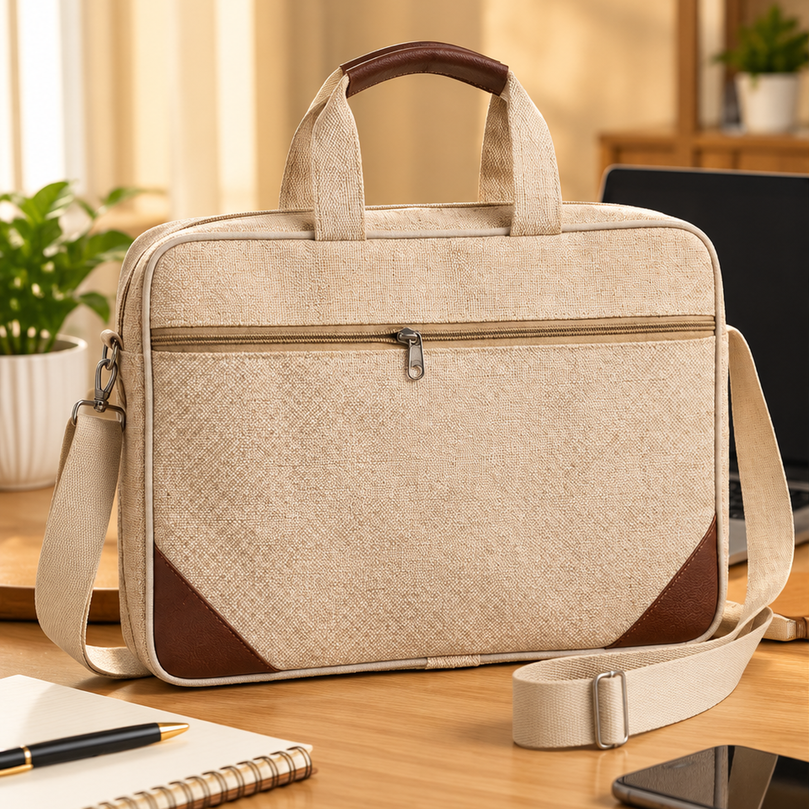 Classic Canvas Laptop Messenger Bag | Work & Travel