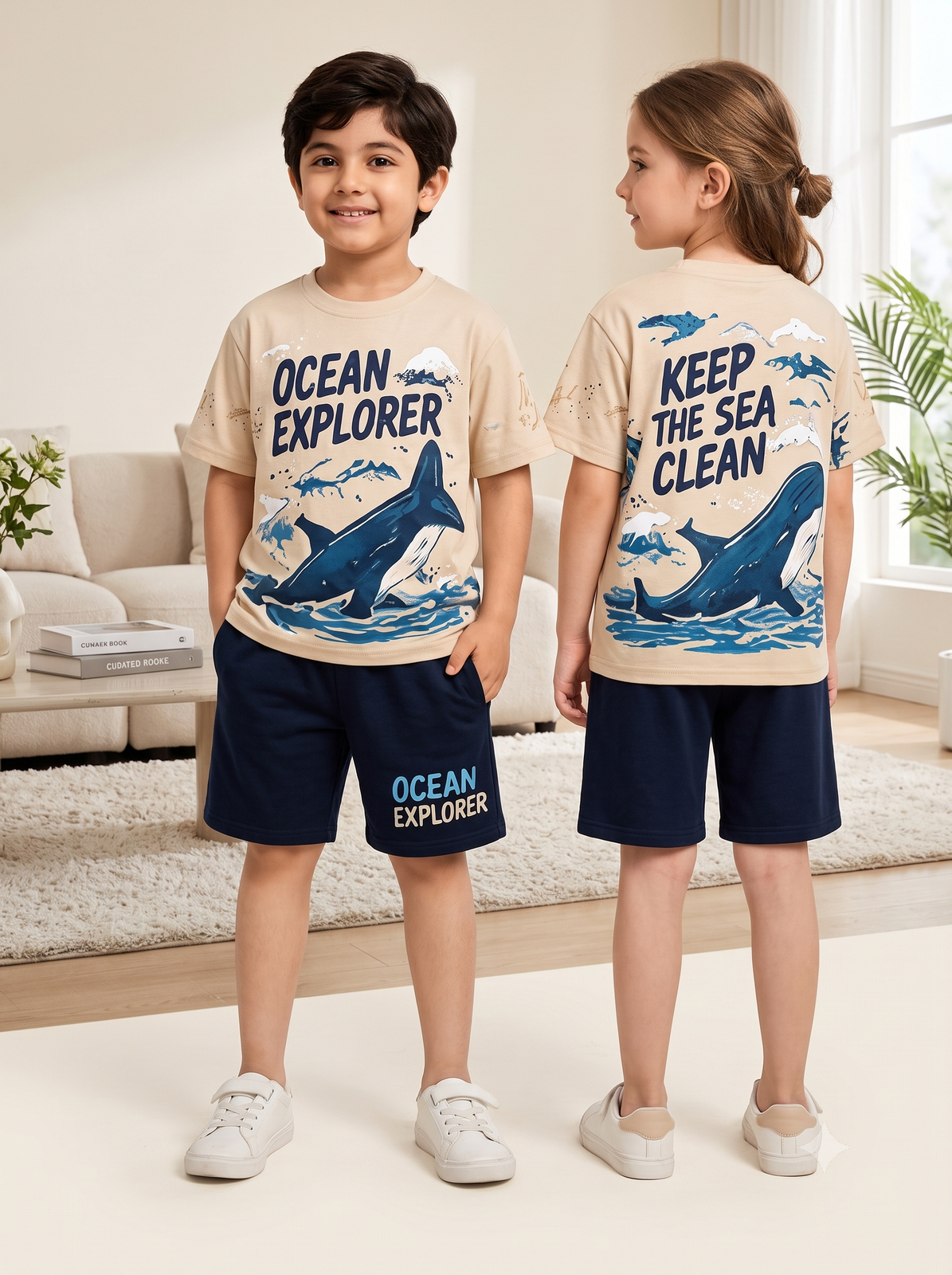 Kids Ocean Explorer Graphic Co-Ord Set | Childrens Clothing