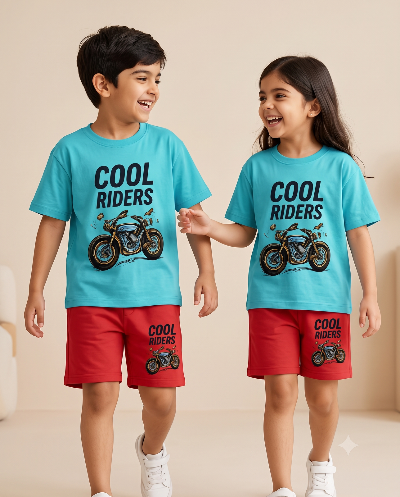 Kids Cool Riders Co-Ord Set | Cute Matching Outfit