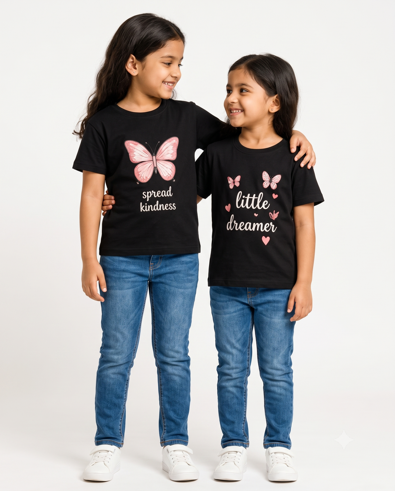 Matching Sibling Tees - Spread Kindness & Little Dreamer