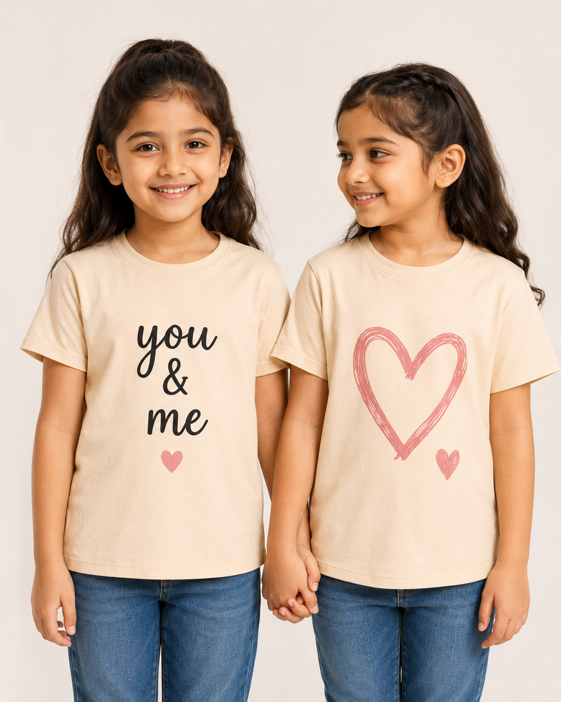 Girls Matching You & Me Cotton T-Shirt Set | Kids Apparel