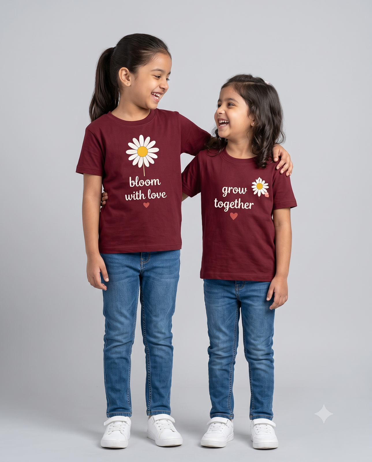 Bloom and Grow Sibling Matching Tees | Sister T-Shirts