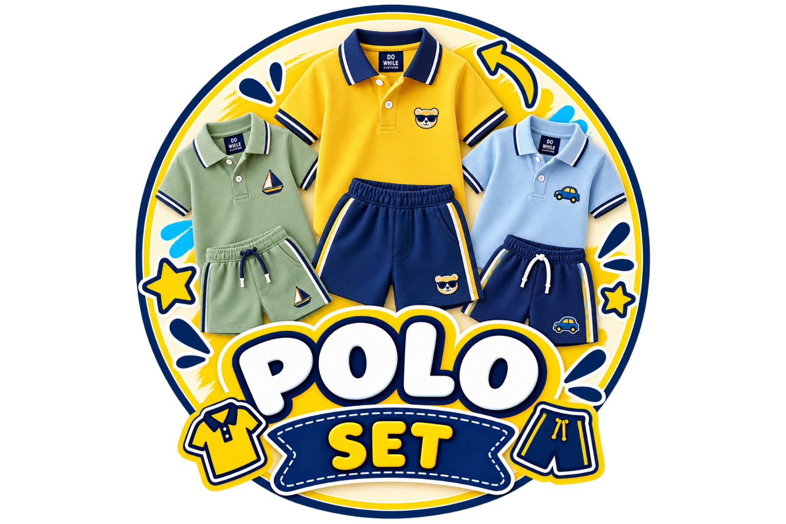 Polo Sets — Dowhile Clothing