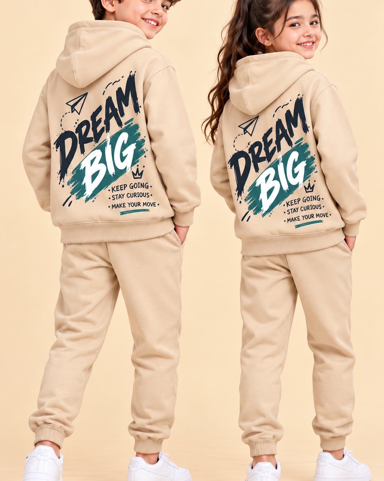 Kids Dream Big Hoodie and Sweatpants Set | Comfortable Tracksuit